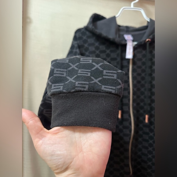 Savage X Fenty Women’s Hooded Lounge Onesie Size Large Zip Front Pockets - Picture 4 of 9